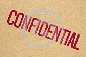 Confidential Stamp