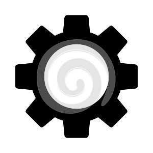 Configure glyph flat vector icon