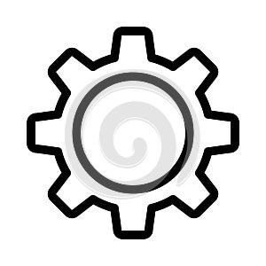Configure thin line vector icon