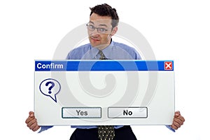 Confirm dialog box