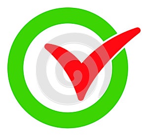 Confirm - Vector Icon Illustration