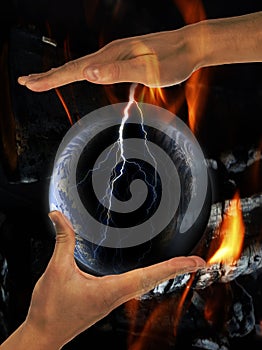 Conflagration, fire, blaze