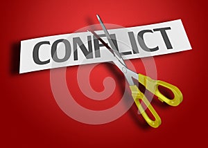 Conflict concept photo