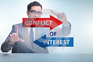 Conflict of interest concept in ethical business