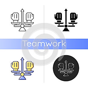 Conflict management icon