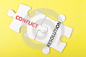 Conflict and resolution words