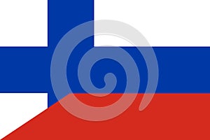 Conflict between Russia and Finland war concept