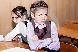 Conflict and schoolgirl