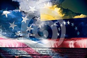 Conflict between USA and Venezuela photo