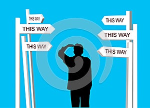 Conflicting Confusing road signs