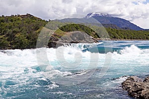 Confluence of Baker River and Nef River, Patagonia, Chile