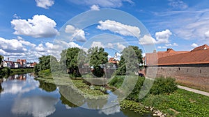 Confluence of the Danube and the Woernitz in Donauwoerth