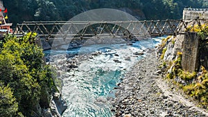 Vishnuprayag - Confluences of Alaknanda River and Dhauliganga River photo