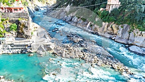 Vishnuprayag - Confluences of Alaknanda River and Dhauliganga River photo