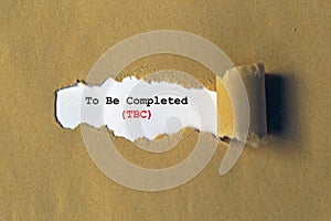 to be completed on white paper