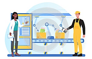 Conformity inspection production line process idea