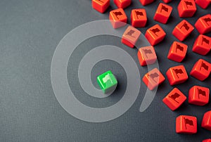 Confront the ideological majority. To be in the minority.