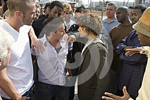 Confrontation Between People