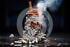 Confronting the Realities of Nicotine and Cigarette Addiction. AI Generated