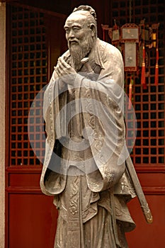 Confucian Temple Shanghai Statue