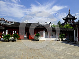 Confucious temple buildings photo