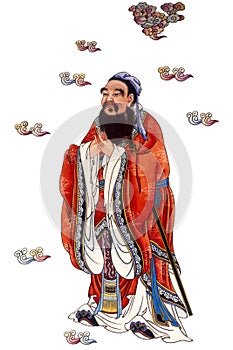 Confucius portrait photo