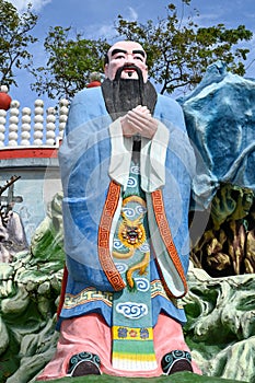 Confucius Statue at Haw Par Villa, Singapore