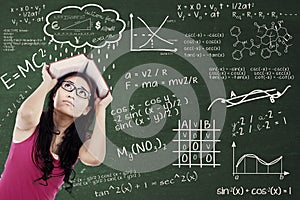 Confused college student