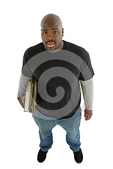 Confused college student