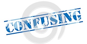 Confusing blue stamp