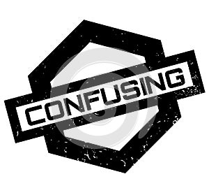 Confusing rubber stamp
