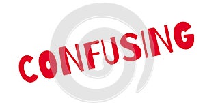 Confusing rubber stamp