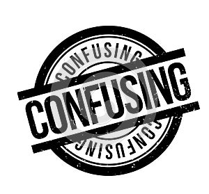Confusing rubber stamp