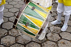 Congado - detail of percussive instruments characteristic of the rosary festival