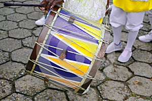 Congado - detail of percussive instruments characteristic of the rosary festival