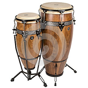 Congas Isolated on White Background