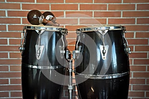 Congas and maracas