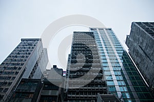 Congested high rise apartments in Hong Kong