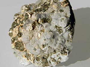 Conglomerate rock of crystals