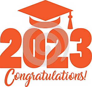 Congratulations Class of 2023 Orange