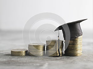 congratulations graduates on top of the money scholarship money photo