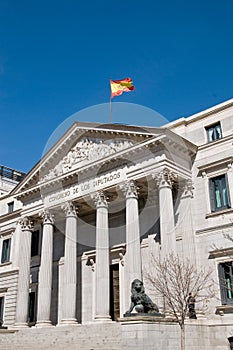 'Congreso de los diputados' building, Madrid photo
