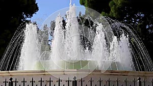 Congress Center Building Zappeion Historic buildings and fountain Athens Greece