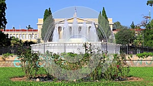 The Congress Center Building Zappeion Historic buildings garden Athens Greece