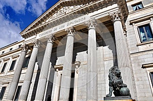 Congress of Deputies in Madrid, Spain photo