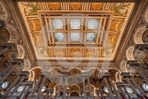 Congress Library Ceiling Washington