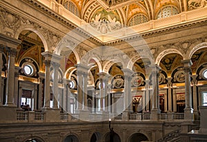 Congress Library Ceiling Washington