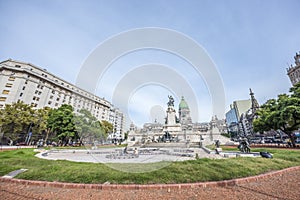 Congress Square in Buenos Aires, Argentina