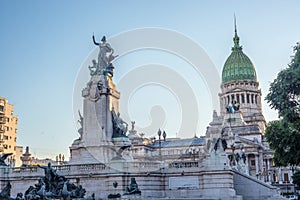 Congress Square in Buenos Aires, Argentina