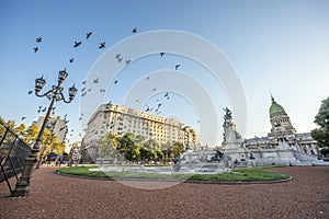 Congreso plaza de la ciudad en 